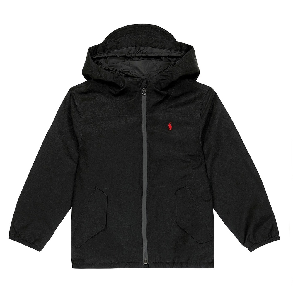 Boys 3T Polo by Ralph Lauren Black Windbreaker Jacket